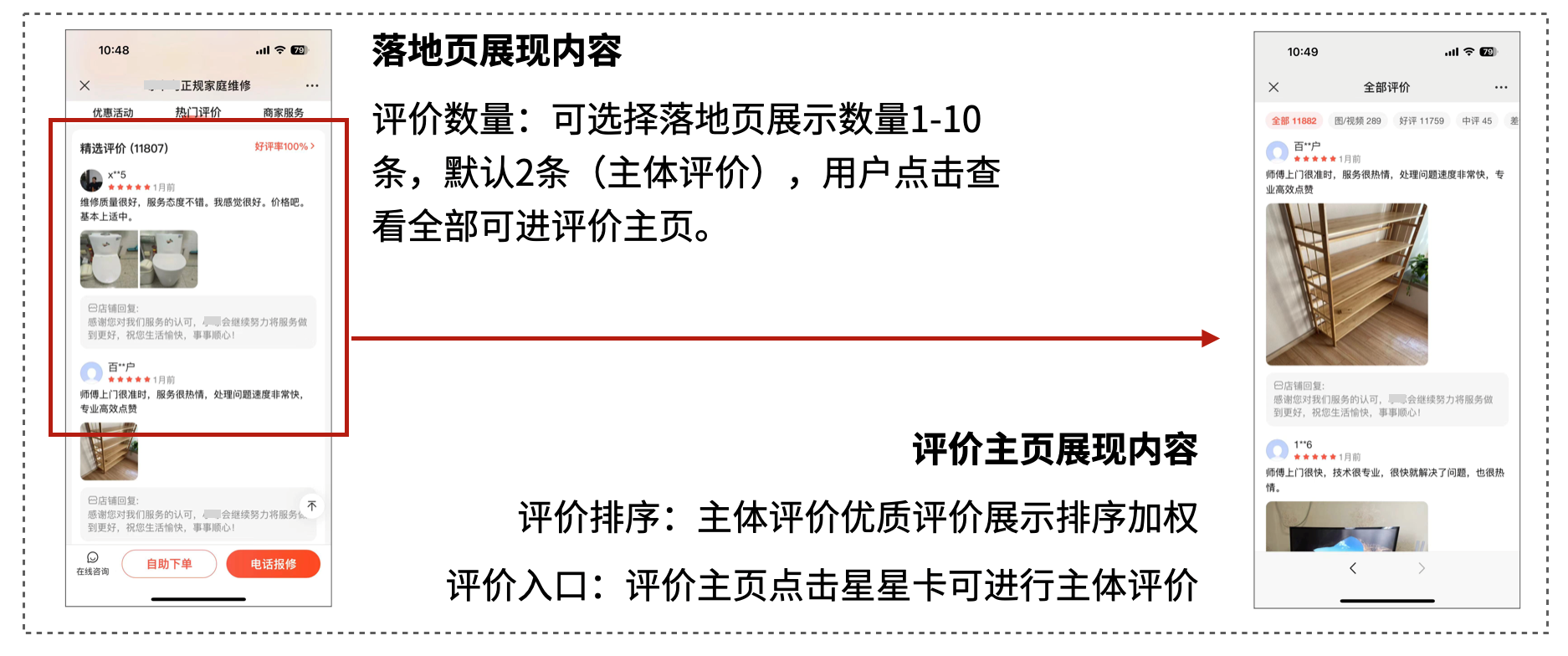 基木鱼营销页编辑器上线评价组件